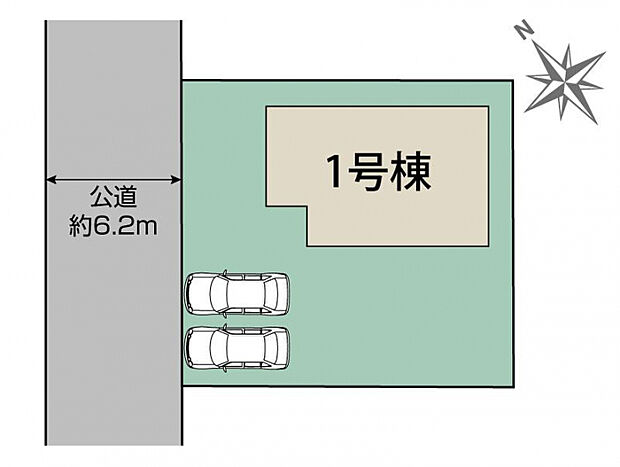 仙台市泉区鶴が丘4丁目2期1棟 区画図