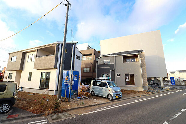 【外観写真】　橘小まで徒歩11分♪郡山駅まで徒歩17分♪暮らしやすさに富むエリアにこだわりの2棟誕生♪