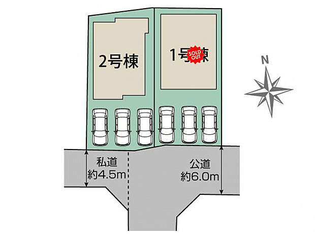 福島市森合的場 区画図