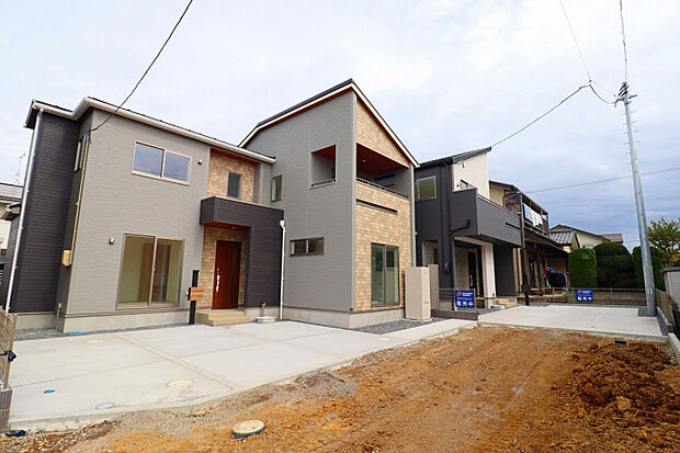 【外観】　みらいエコ住宅支援2026事業対象物件安積第一小徒歩5分・安積中徒歩7分圏内