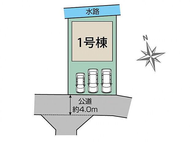 郡山市安積町荒井十九夜1棟 区画図