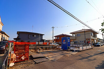 【現地造成　北側より撮影】