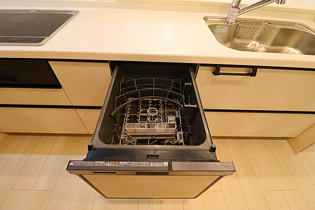 【【2号棟食洗乾燥機】】手洗いより節水、簡単。毎日のコストを抑えられます。