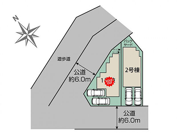みよし市天王台2期2棟 区画図