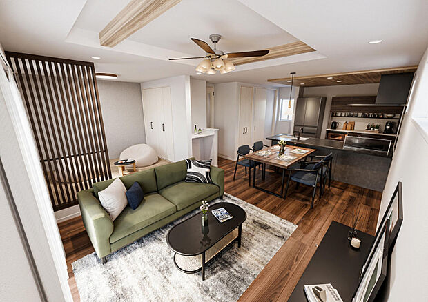 リビング（完成予想図）　