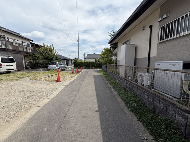 前面道路　