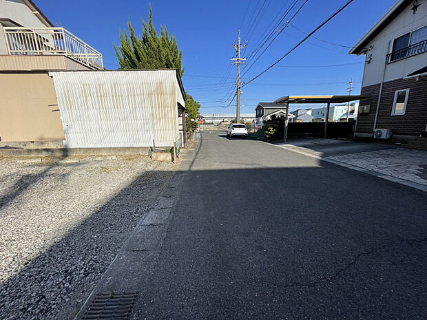 前面道路　