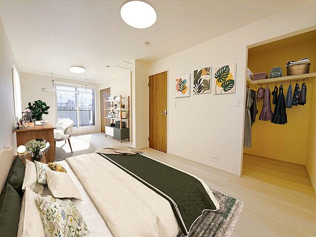 【洋室イメージ】実際の室内写真に家具等を配置したCG画像です。家具付き販売ではございません。　