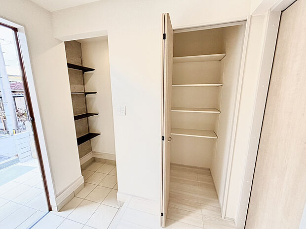 【【土間収納】】大容量の土間収納