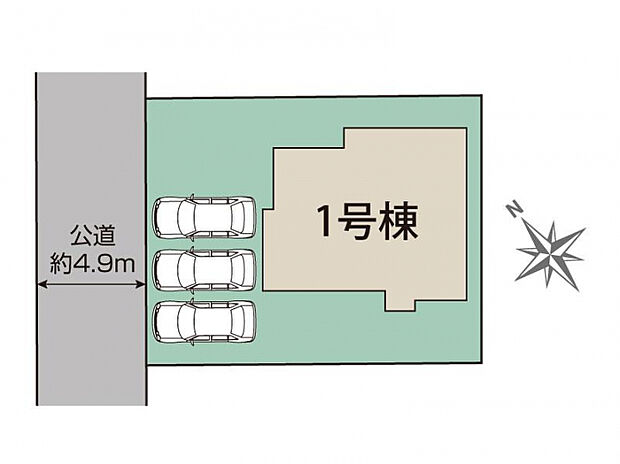 安佐南区山本5丁目 区画図
