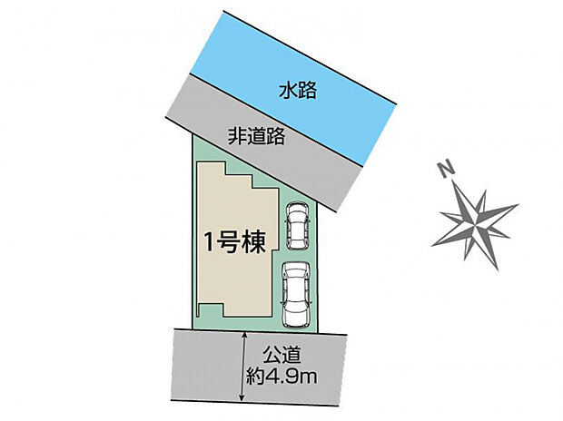 広島市南区丹那町1棟 区画図