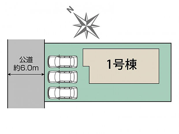 呉市阿賀南3丁目1棟 区画図