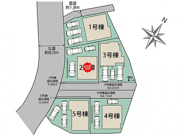 上与那原2期5棟 区画図