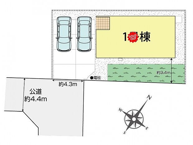 岡山市南区大福3期 区画図