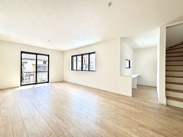 リビング階段が家族の笑顔と会話をつないでくれます  