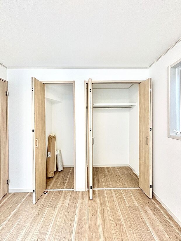 【収納】たっぷりの収納スペースで快適に暮らせそう 