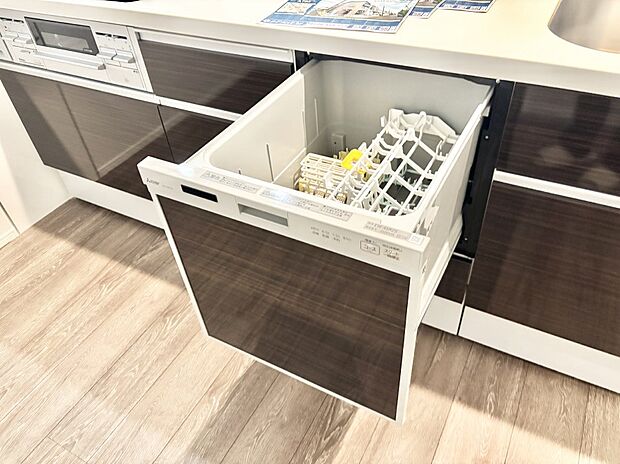 【食洗機】面倒なお片づけは食洗機にお任せ!家事の負担が減って、時間にも気持ちにもゆとりができます。