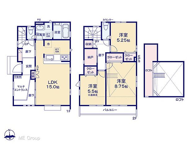 【3LDK】図面と異なる場合は現況を優先