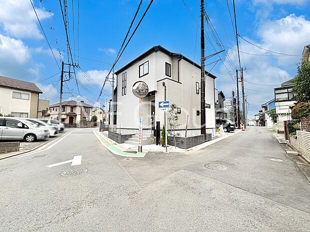 【前面道路含む現地写真】堂々完成!! ここから始まる新生活を応援いたします!