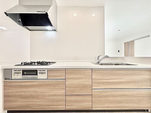 【キッチン】お料理を効率的に、楽しく！システムキッチン  