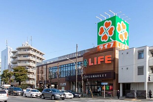 ライフ新桜台駅前店（約600m・徒歩8分）