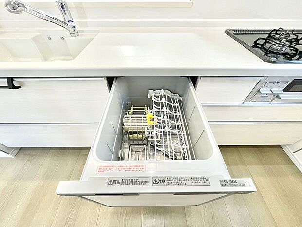 【食洗機】面倒なお片づけは食洗機にお任せ!家事の負担が減って、時間にも気持ちにもゆとりができます。