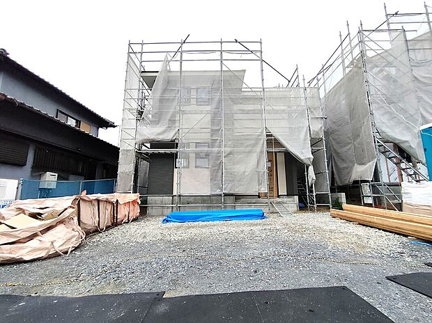建築中の1号棟です♪