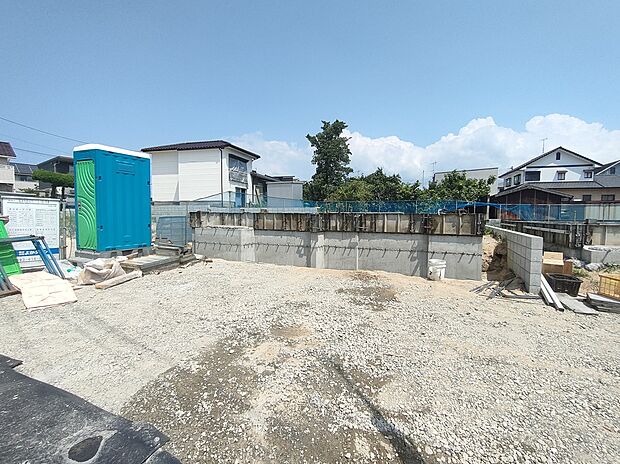 【1号棟】1号棟現地現況写真です♪