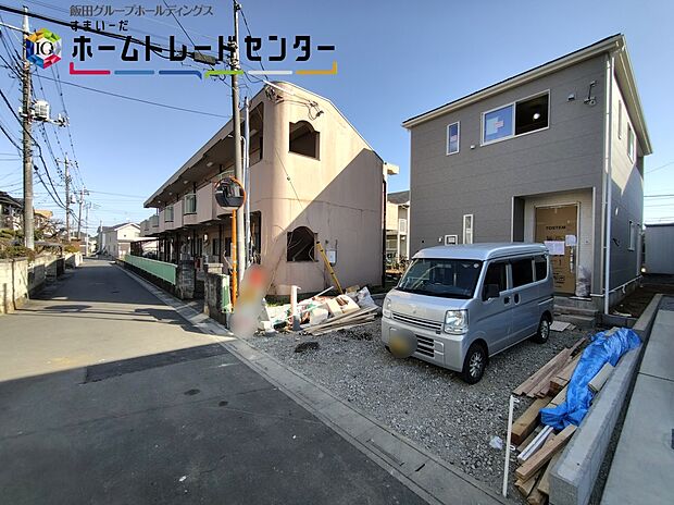 【現地外観写真】住宅性能評価で耐震等級３（最高等級）を取得！お客様を守る大切な住宅だからこそ、第三者の検査を受けて安心して住んでいただける住宅を建てております。その頑丈さを、ぜひ現地にてご体感くださいませ。
