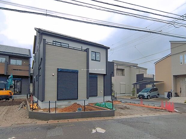 【現地外観写真】住宅性能評価で耐震等級３（最高等級）を取得！お客様を守る大切な住宅だからこそ、第三者の検査を受けて安心して住んでいただける住宅を建てております。その頑丈さを、ぜひ現地にてご体感くださいませ。