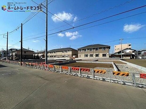 【現地外観写真】住宅性能評価で耐震等級3(最高等級)を取得!お客様を守る大切な住宅だからこそ、第三者の検査を受けて安心して住んでいただける住宅をご案内させて頂きます。その頑丈さを、ぜひ現地にてご体感くださいませ。