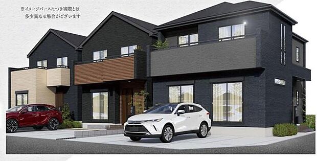 【完成予想図(外観)】気になった物件すぐにご見学対応させていただきます♪平日・お仕事帰りなど、いつでもご案内可能です♪周辺環境と併せて、実際に現地をご確認ください♪