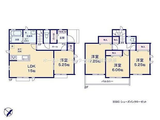 【4LDK】☆玄関がスッキリ片付くシューズクローク☆
玄関にはベビーカーやアウトドア用品を収納できるシューズクロークがあります。玄関をすっきりと見せながら、便利に出し入れできるメリットがあります。