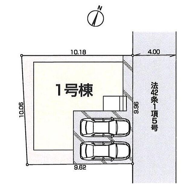 【全体区画図】東武東上線「鶴ヶ島」駅徒歩12分♪毎日の通勤通学に便利な立地です!カースペース並列2台分♪駐輪場や来客用の駐車スペースとしてもお使いいただけます。