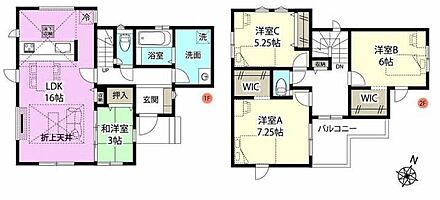 ☆開放感溢れる角地☆
角地の立地を活かして開口部を多く設けています！お部屋の隅々まで陽射しが届き、どのお部屋でも気持ちよくお過ごしいただけます。 