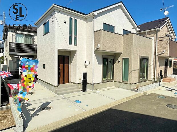 【外観】2号棟 【エキトホ圏】周辺環境が落ち着いており、子育て世帯にもおすすめできる住まい。
生活動線もしっかり考えられていて、日々の暮らしやすさを実感できます。