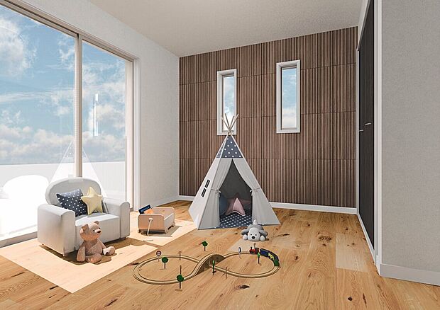 【暮らしにゆとりを生む、プラスワン空間】お子様の遊び場やスタディスペース、趣味の空間など、多彩な使い方ができるファミリールーム。家族のライフスタイルに合わせて活用できます。