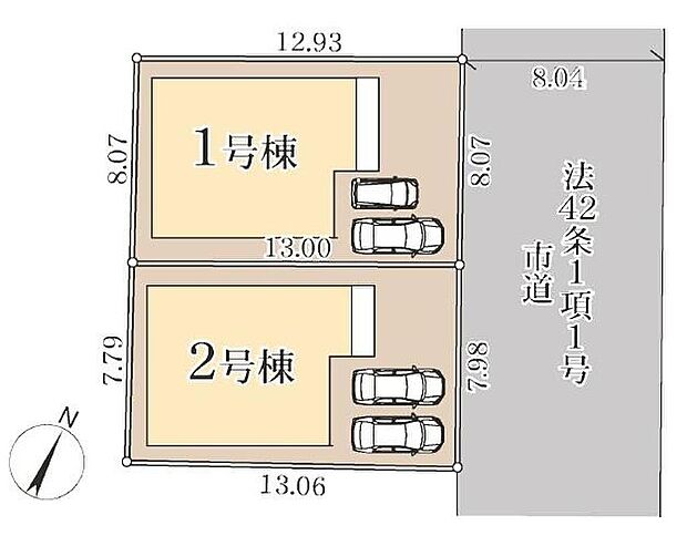 ≪区画図≫
閑静な低層住居専用地域は落ち着いた住環境。前面道路は広々としており交通量も少なめなので、小さなお子様を持つご家庭も安心です♪