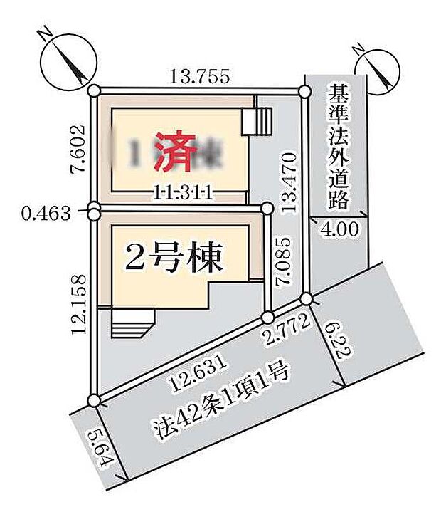 ≪区画図≫
住人以外の車の進入も少なく、小さなお子様を持つご家庭にも安心。
嬉しいコンクリート仕上げのカースペース。雨の日も足元を気にせず外出できます。