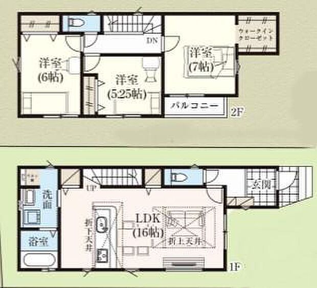(1号棟)、価格4890万円、3LDK、土地面積88.94m2、建物面積89.42m2