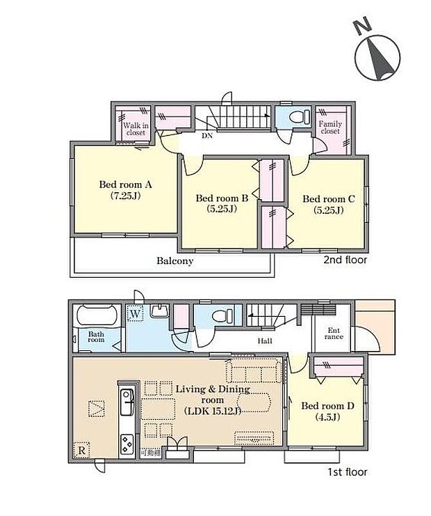 (C号棟)、価格4990万円、4LDK、土地面積113.79m2、建物面積97.5m2