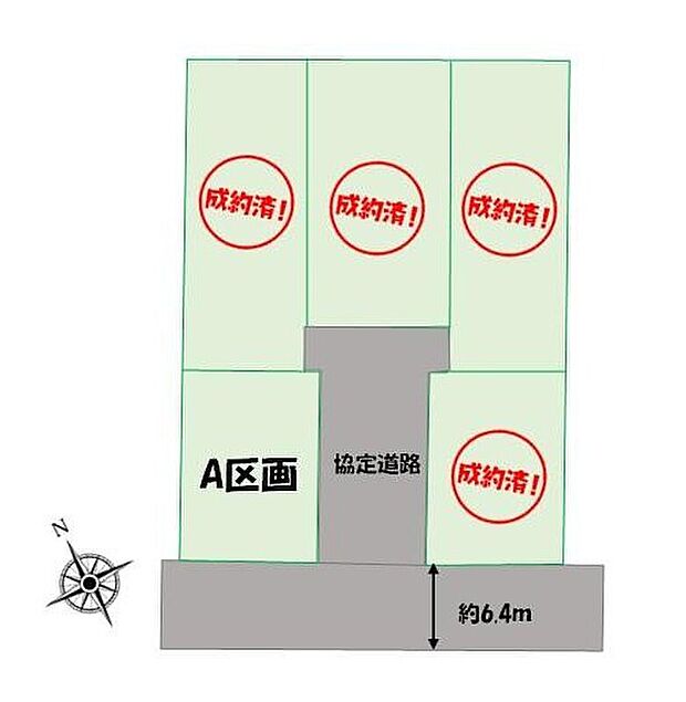 ≪区画図≫
ＪＲ総武線「本八幡」駅までバスで18分「大野中央病院」停歩8分♪