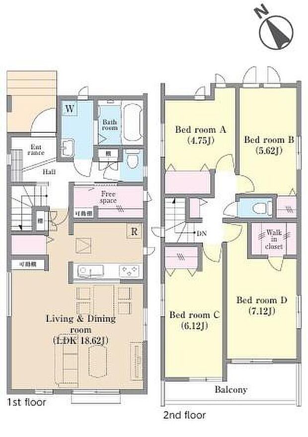 (A号棟)、価格5890万円、4LDK、土地面積139.11m2、建物面積104.13m2