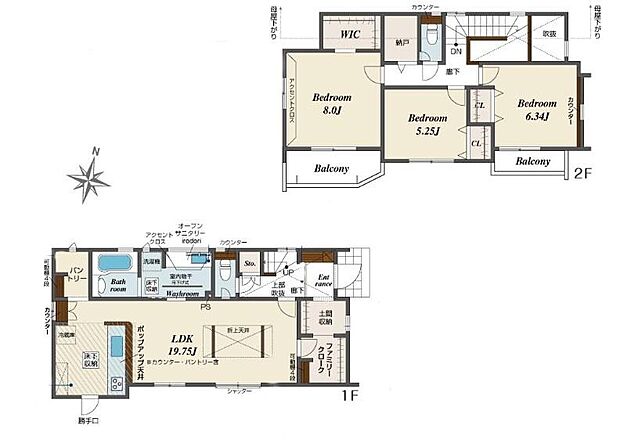 (1号棟)、価格4580万円、3LDK+S、土地面積117.31m2、建物面積104.47m2