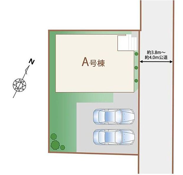 ≪区画図≫
前面道路は車通りの少ない道路です♪庭先6.6mと奥行きがあり陽当り・開放感良好!
最寄り駅までのアクセスも良く、市街地にも近いので生活利便性にも優れた立地です♪