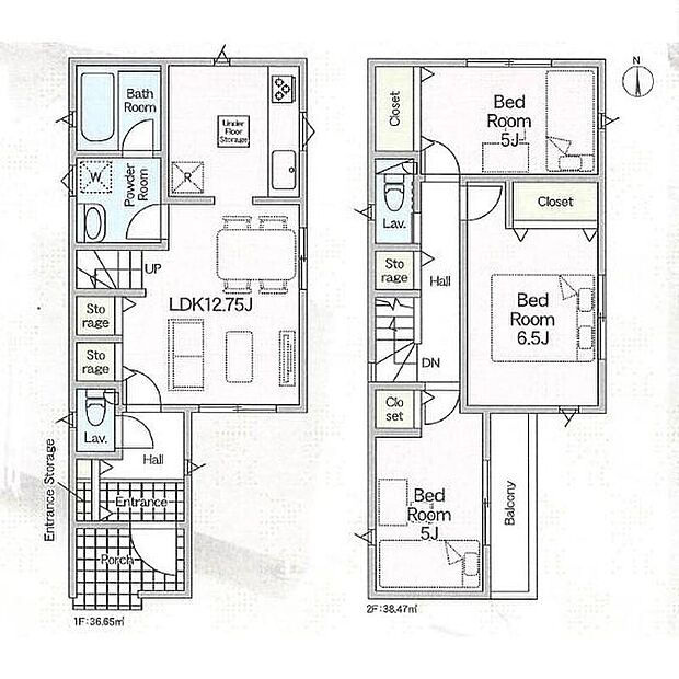 (1号棟)、価格2588万円、3LDK、土地面積79.31m2、建物面積75.12m2