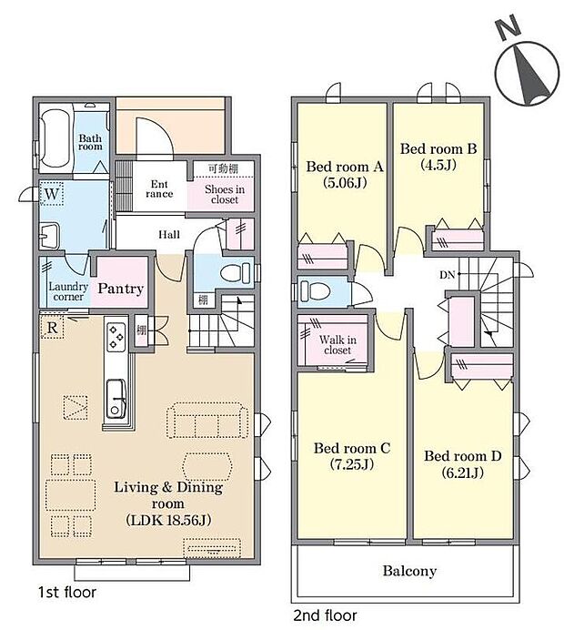 (F号棟)、価格5790万円、4LDK、土地面積120.62m2、建物面積104.75m2