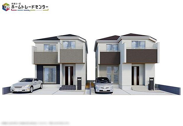 【外観】☆省エネ性能に優れたBELS住宅☆洗練されたデザインのお住まいです。ゆとりの広さを誇る邸宅の完成です！お気軽にお問い合わせください♪