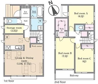使い方いろいろ！広々収納のある3LDK♪収納豊富な家は、物の定位置が決まっているため日常の片づけや清掃がスムーズに行えます！床や共有スペースにものがあふれることが減り、清潔な状態を維持しやすくなります♪ 