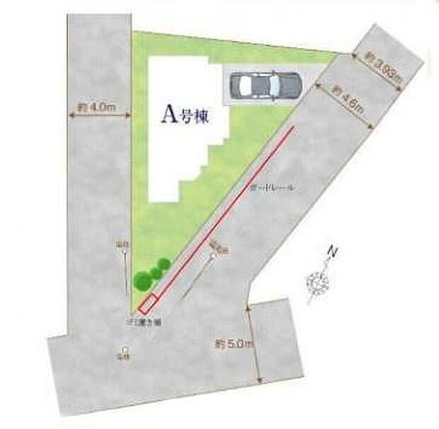 【全体区画図】・北総線「矢切」駅まで徒歩12分◎
・カースペースもございます!